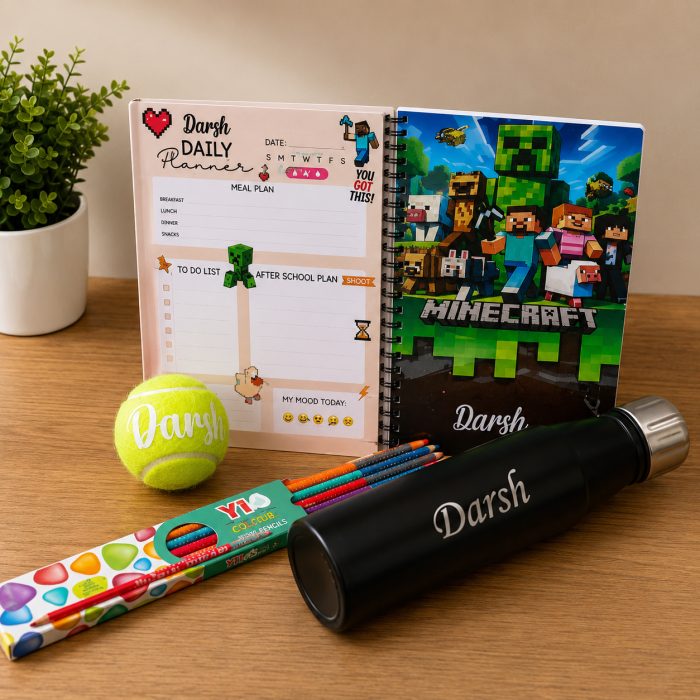 Minecraft Personalized School Gift Set