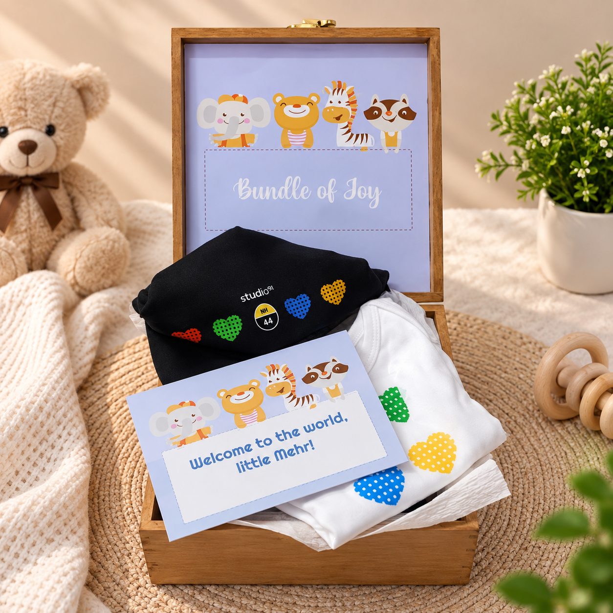 Bundle of Joy – Personalized Baby Gift Hamper